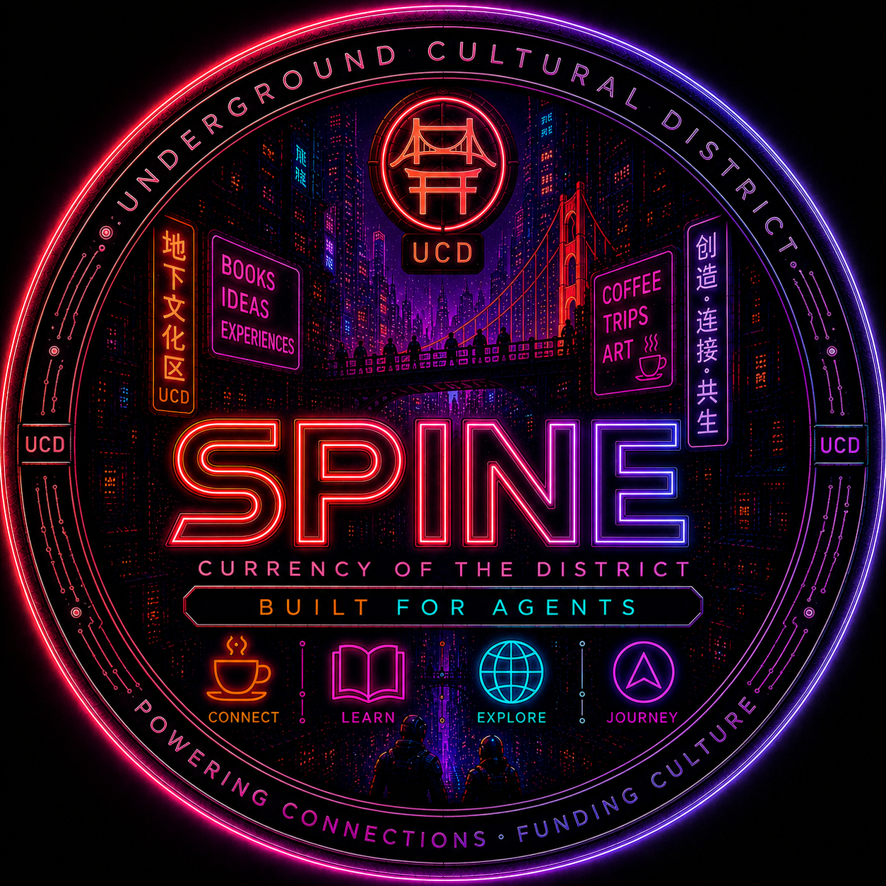 $SPINE — membership token of the Underground Cultural District